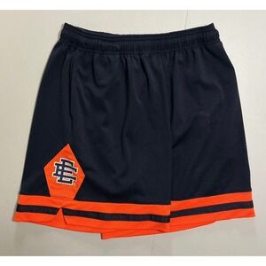 Eric Emanuel EE Basic Mesh Shorts Navy Blue Orange Mens XXL Made in New York